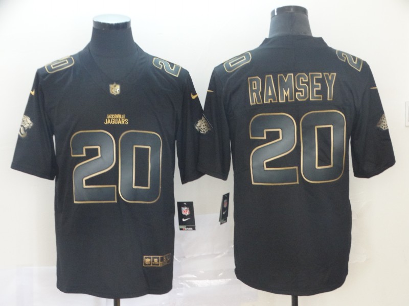 Men's Jacksonville Jaguars #20 Jalen Ramsey Black Jersey